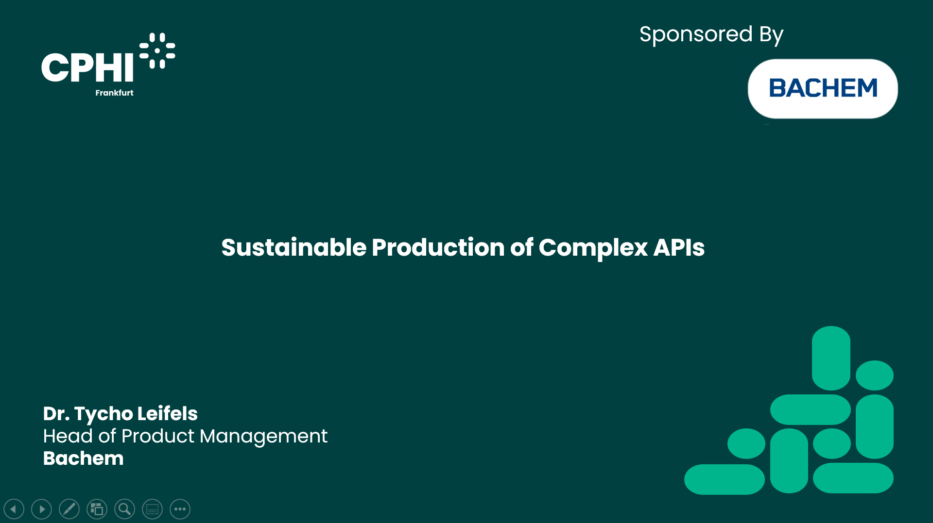 Sustainable Production of complex API